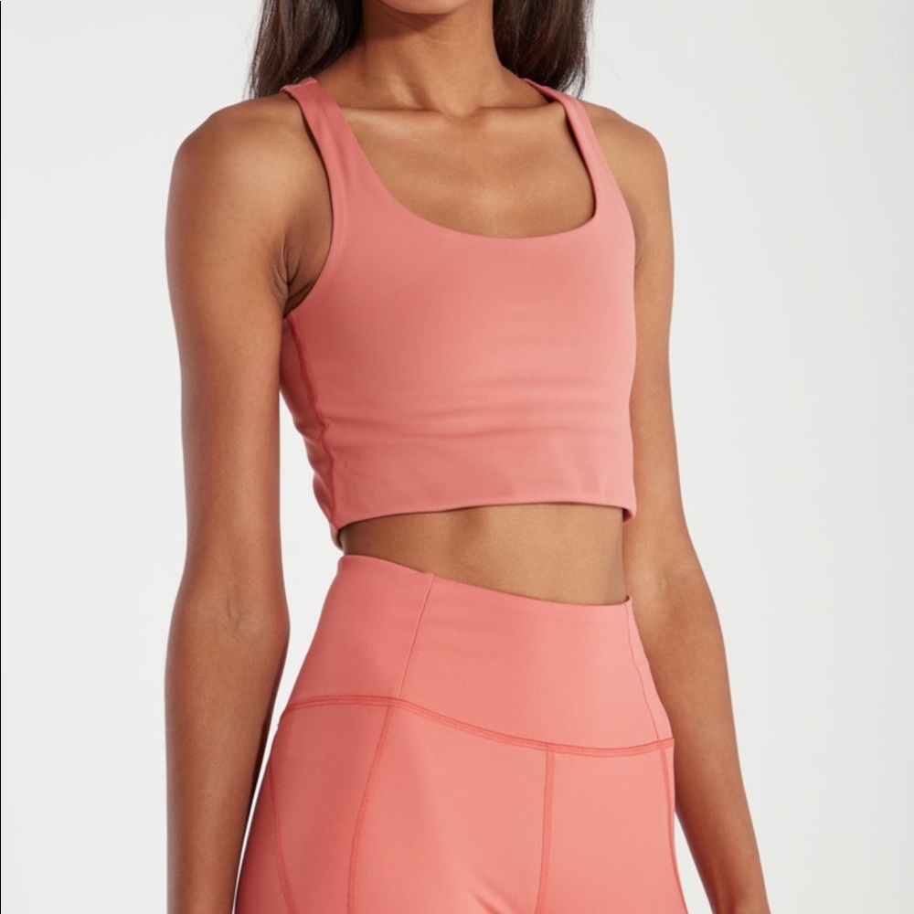 Girlfriend collective Paloma bra clay